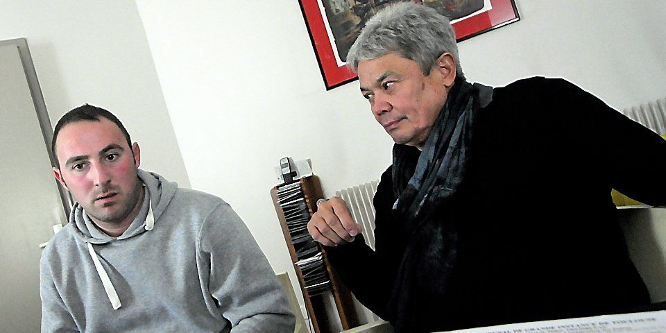 Patrick Alonzo et son avocat, Me Jean-Robert Phung